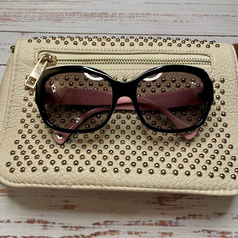 Coach Black and Pink Sunglasses